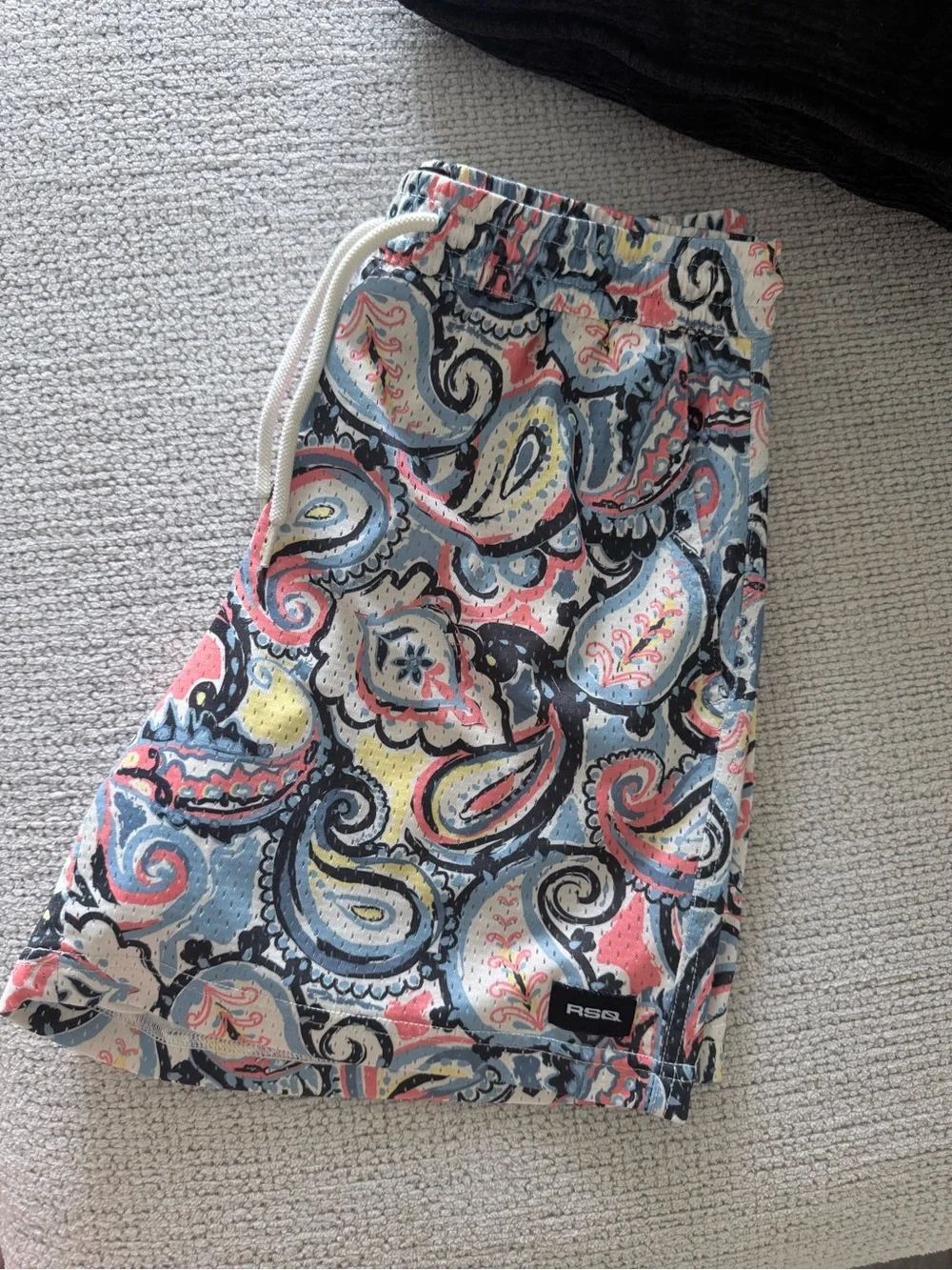 rSQ boys paisley print shorts Small